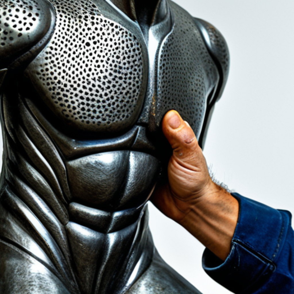 금속공예 제품 내구성 테스트 - Metal Craftsmanship Durability Test**
"A close-up professional shot of a metal artisan inspecting a...