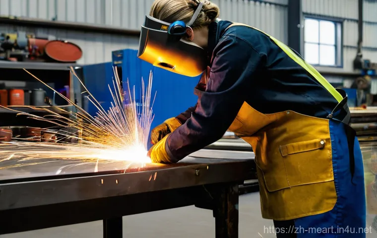 아크 용접과 TIG 용접 비교 - **Prompt for Arc Welding: "Rugged Industrial Arc Welder"**
    A skilled male welder, in his late 30...