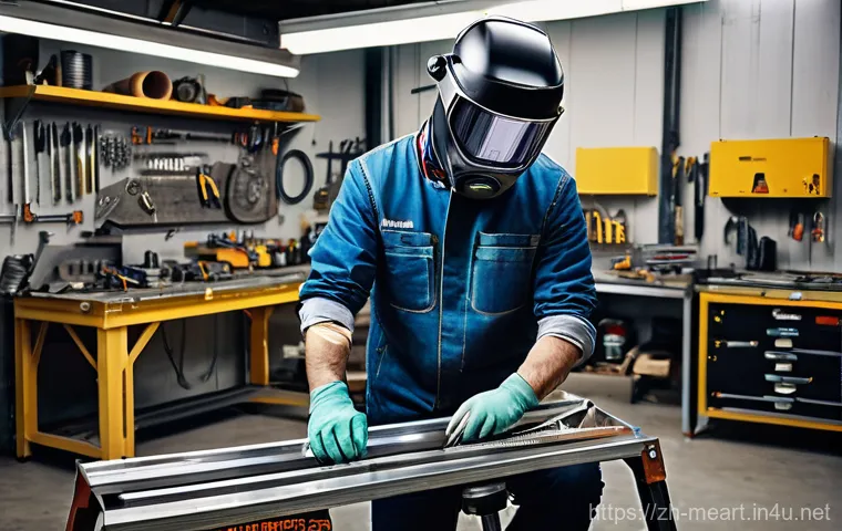 아크 용접과 TIG 용접 비교 - **Prompt for TIG Welding: "Precision TIG Welder in a Clean Workshop"**
    A focused female welder, ...