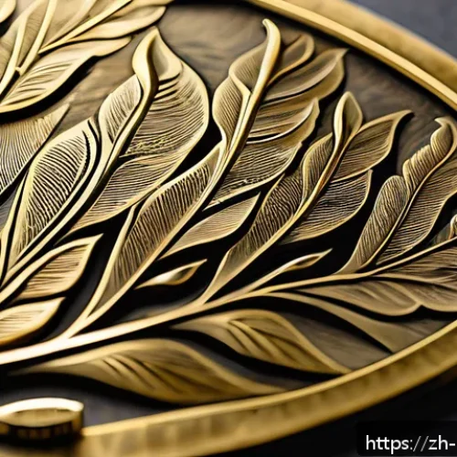 황동 세공 기초 - A close-up image of a handcrafted brass jewelry piece made from soft brass sheet, featuring delicate...