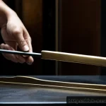 금속공예 디자인 원칙 - Photorealistic metalcraft design studio, a skilled artisan arranging polished brass, oxidized copper...